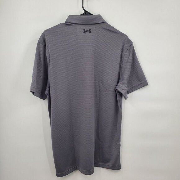 Under Armour Graphite Tech Polo Tee Shirt Top Men Size Medium NWT Athletic - Picture 9 of 15